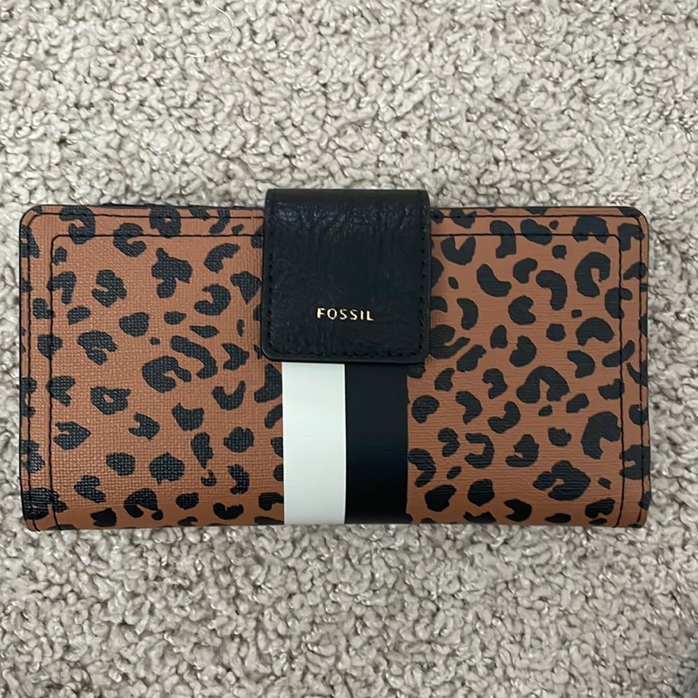 Fossil Leopard Wallet